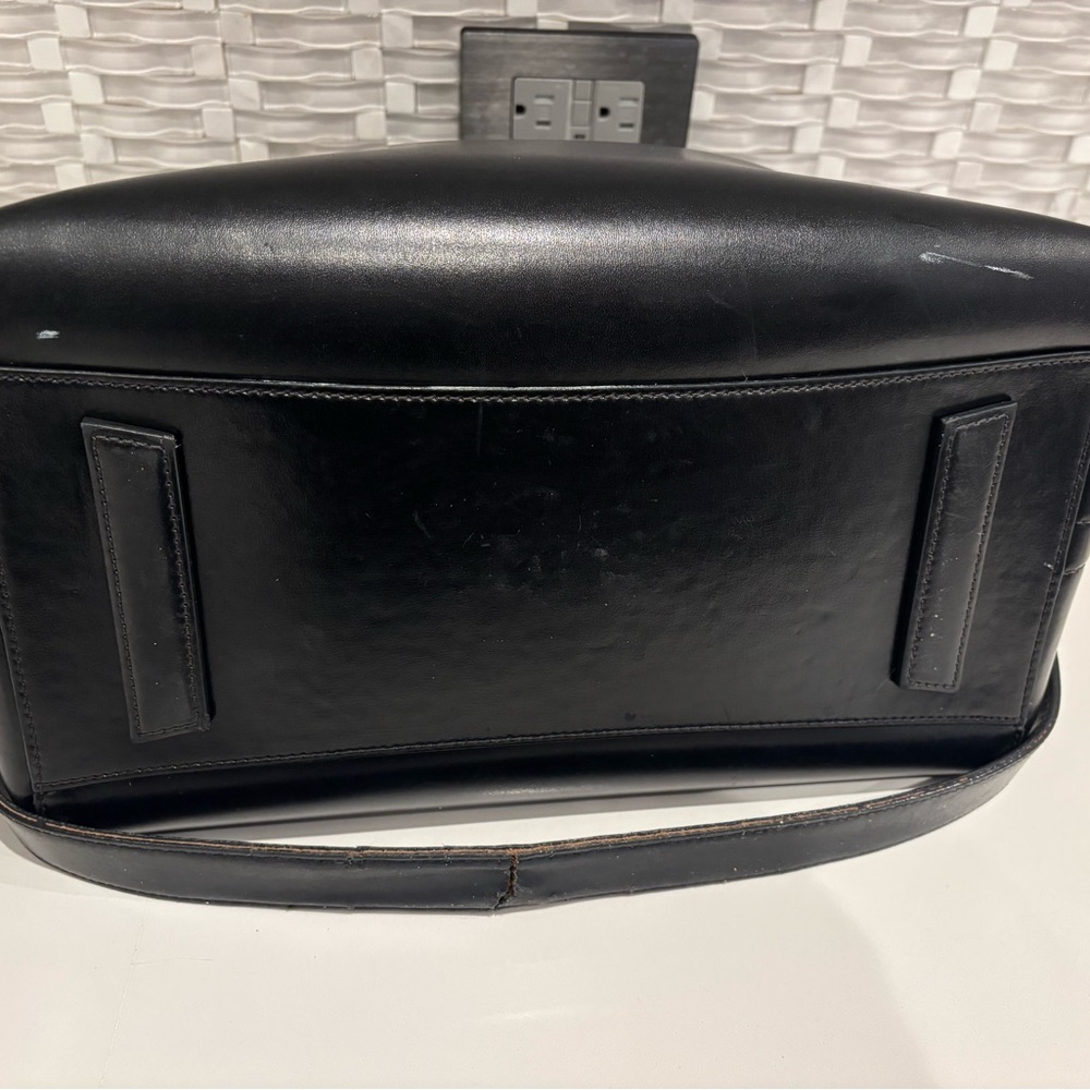 AUTH GIVENCHY ANTIGONA MEDIUM BAG IN BOX LEATHER BLACK - FOR REPAIR / PARTS - Picture 10 of 11